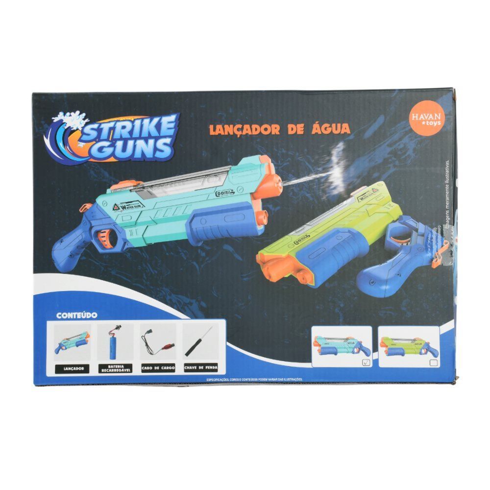 Lançador De Água Elétrico E Manual Havan Toys - Sortido