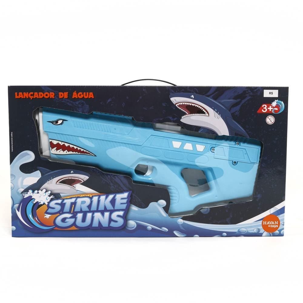 Lançador De Água Strike Guns Tubarão Havan Toys - HBR0711