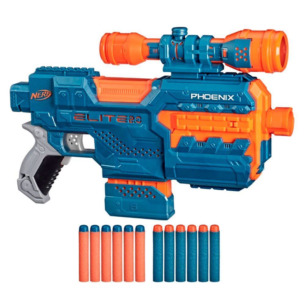 Lançador De Dardos Nerf Elite 2.0 Phoenix Cs-6 Hasbro - E9962