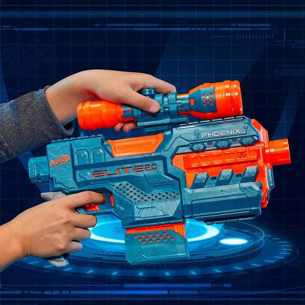 Lançador De Dardos Nerf Elite 2.0 Phoenix Cs-6 Hasbro - E9962