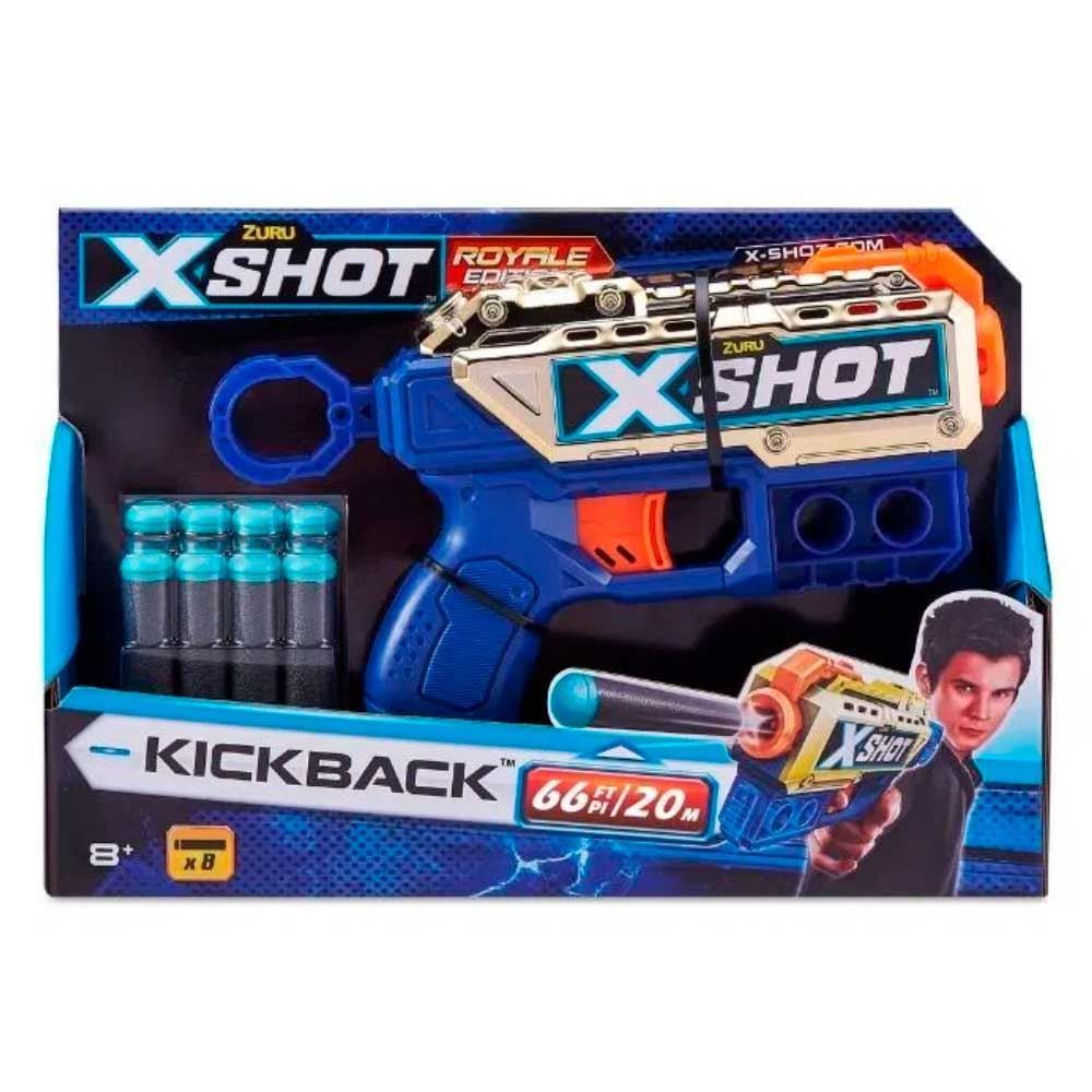 Lançador De Dardos X-Shot Royale Kickback Candide - 5601