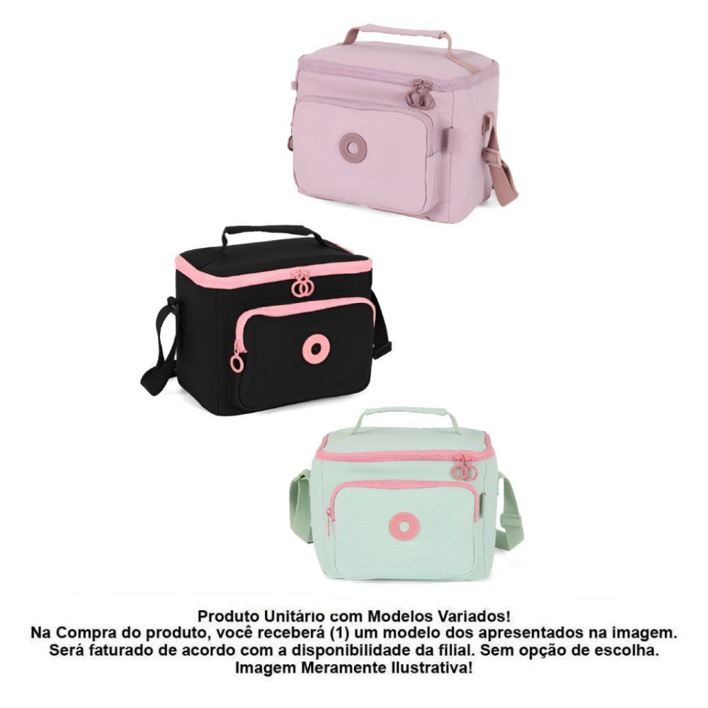 Lancheira Escolar Juvenil Ondas Luara Luxcel - Sortido 