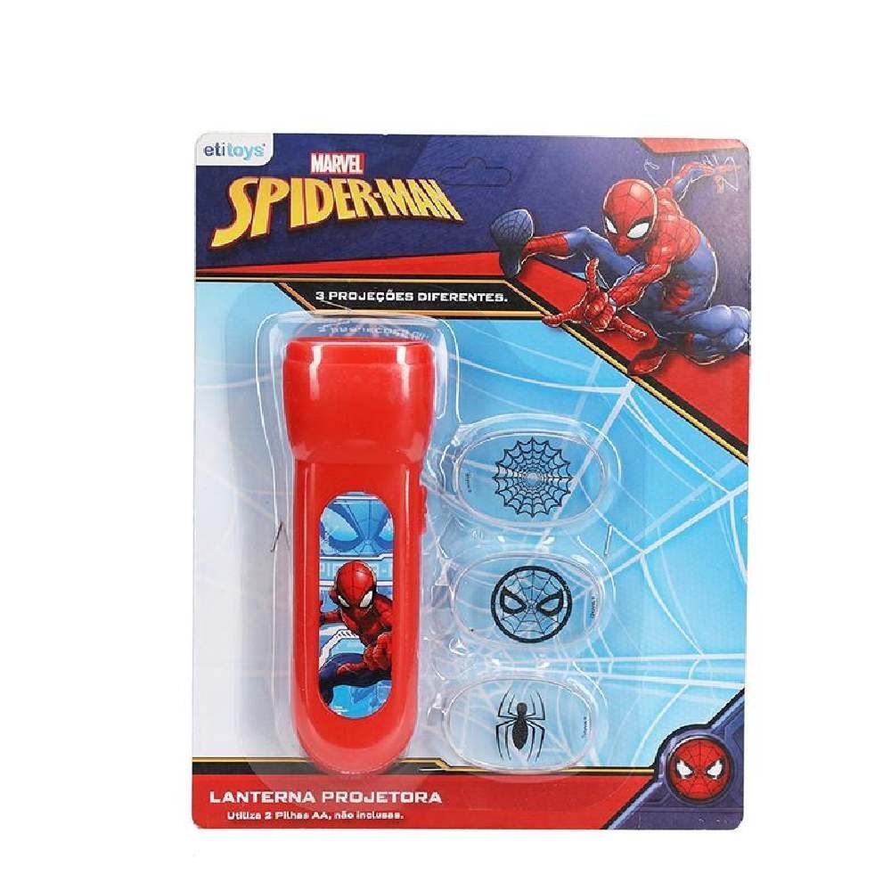 Lanterna Projetora Spiderman Etitoys - YD-331