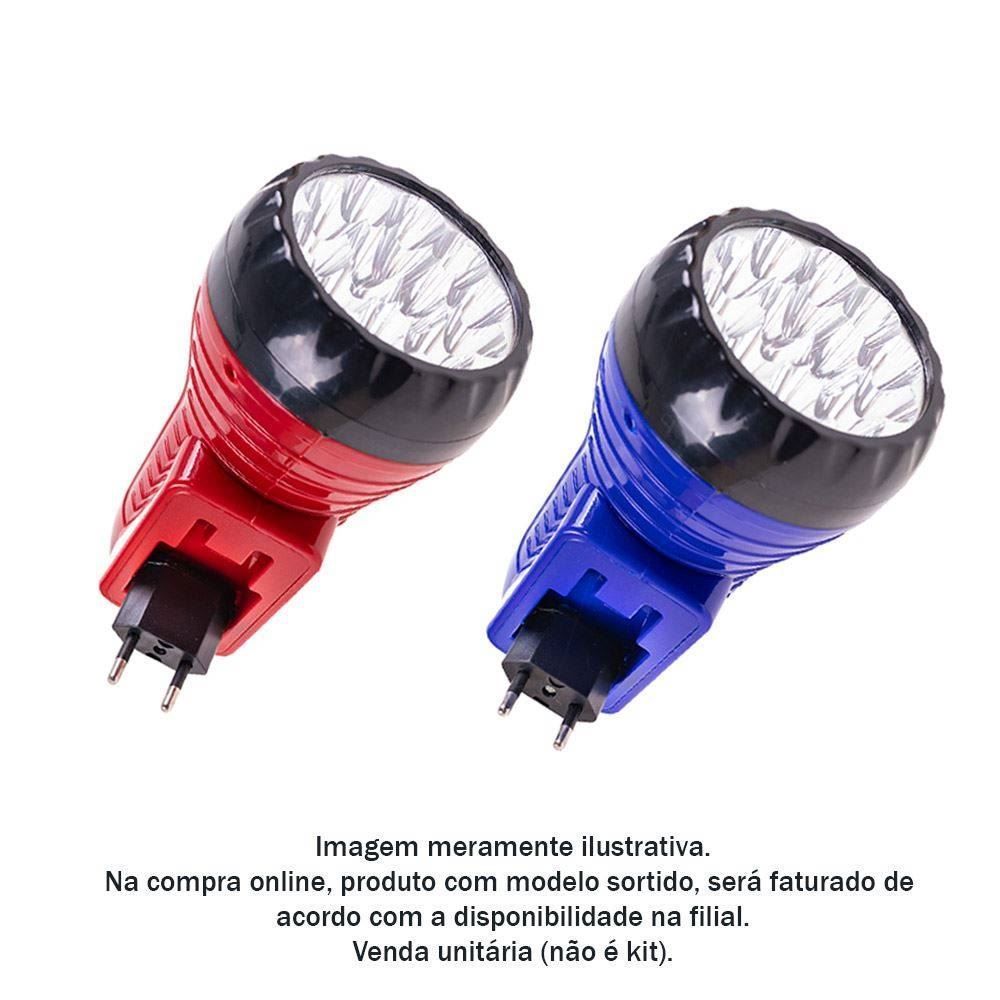 Lanterna Recarregável Com 15 Leds Meghazine - Led912 - Sortido