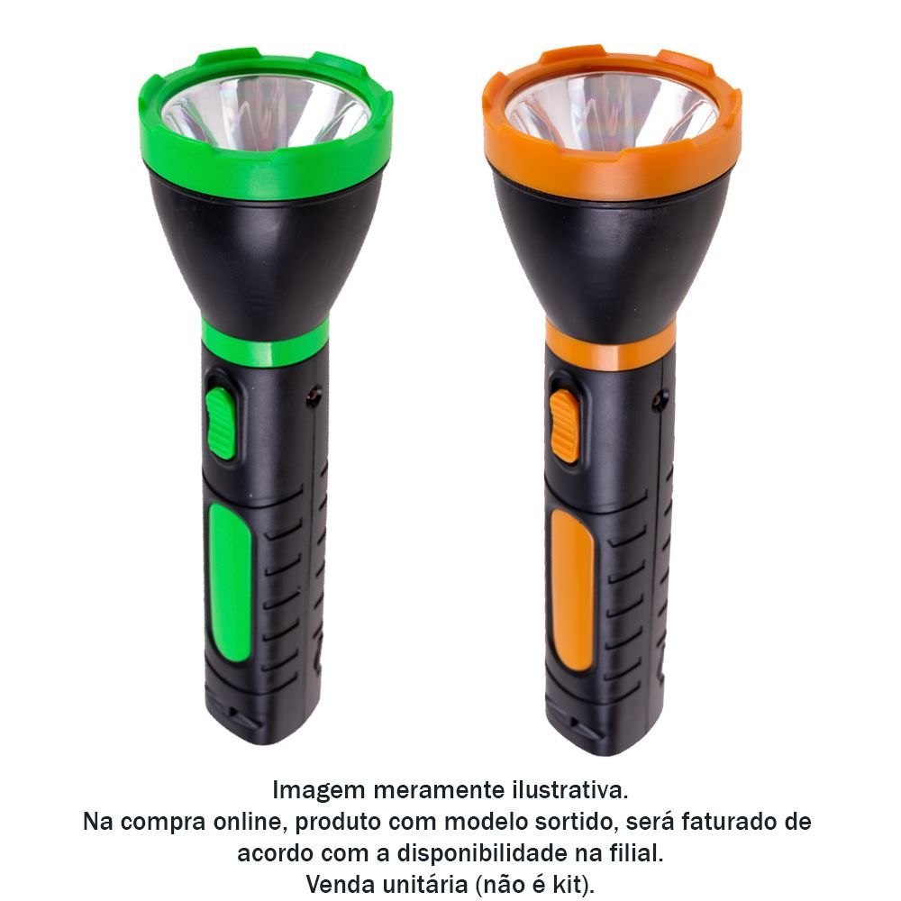 Lanterna Super Led Recarregável Meghazine Led916 - Sortido