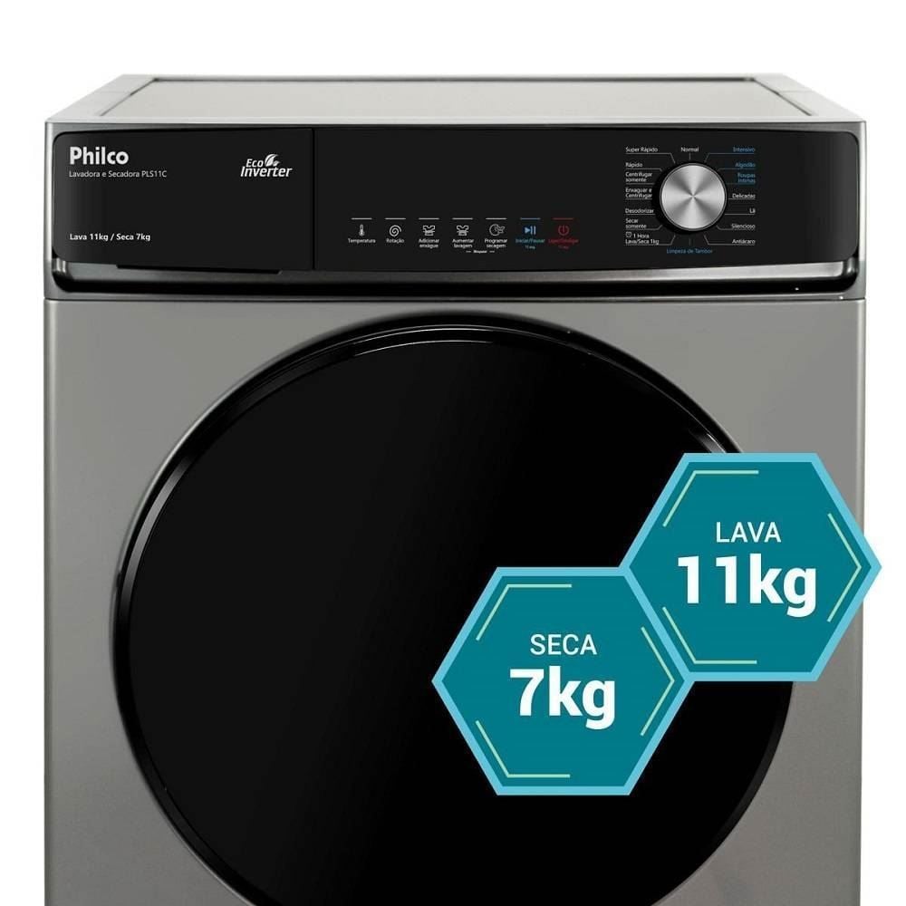 Lava E Seca 11KG Philco 16 Programas PLS11C