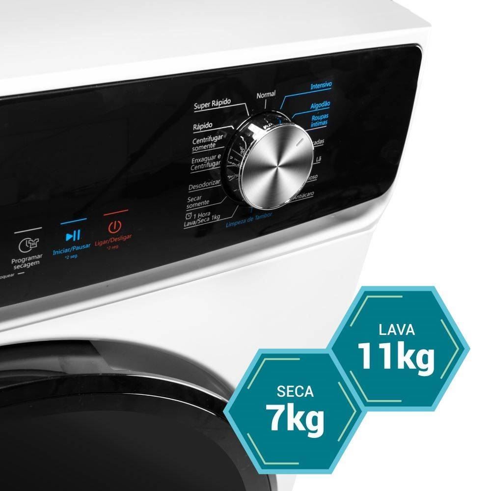 Lava E Seca Philco 11kg Pls11a Invertplus 16 Programas