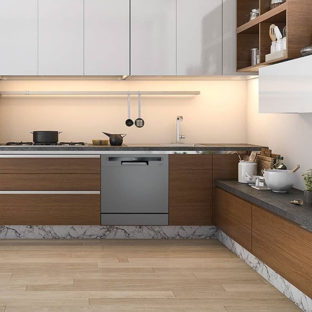 Lava Louças Midea 8 Serviços Cinza DWA08S