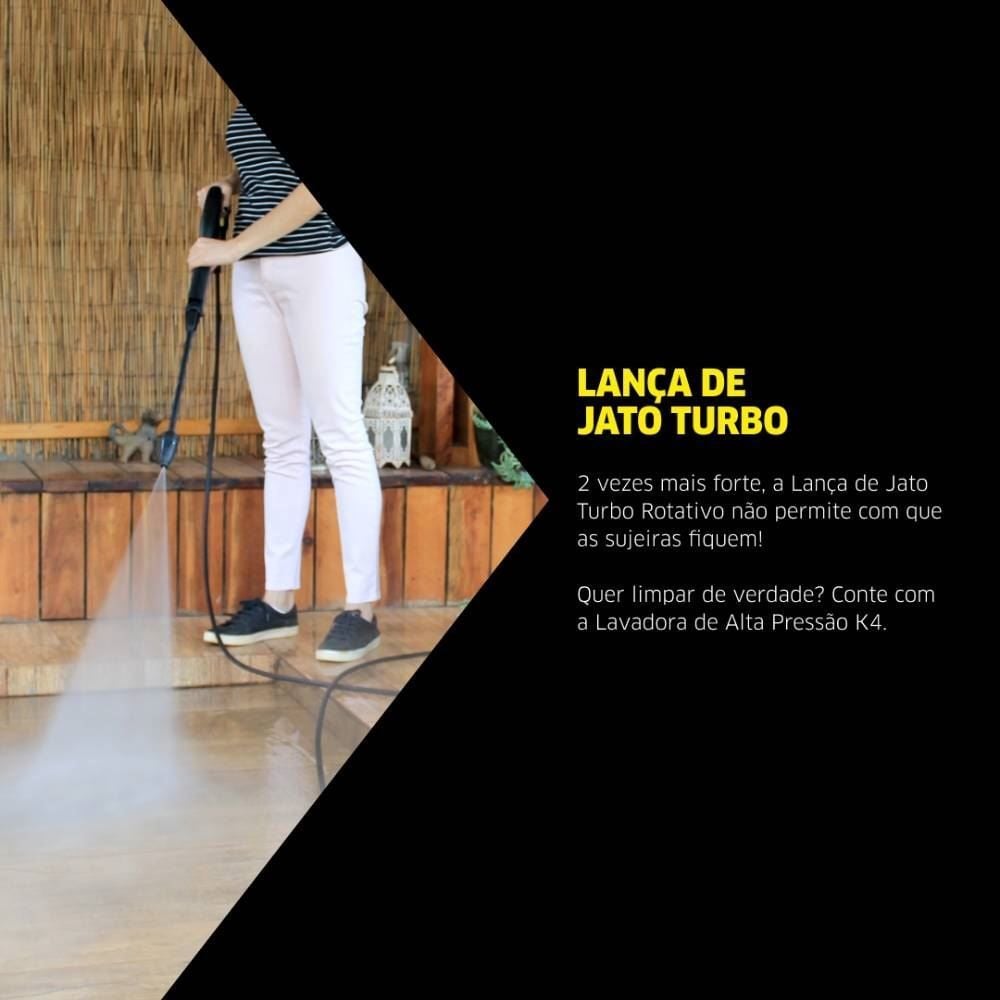 Lavadora de Alta Pressão Karcher K4 New Motor 1700w 1885psi