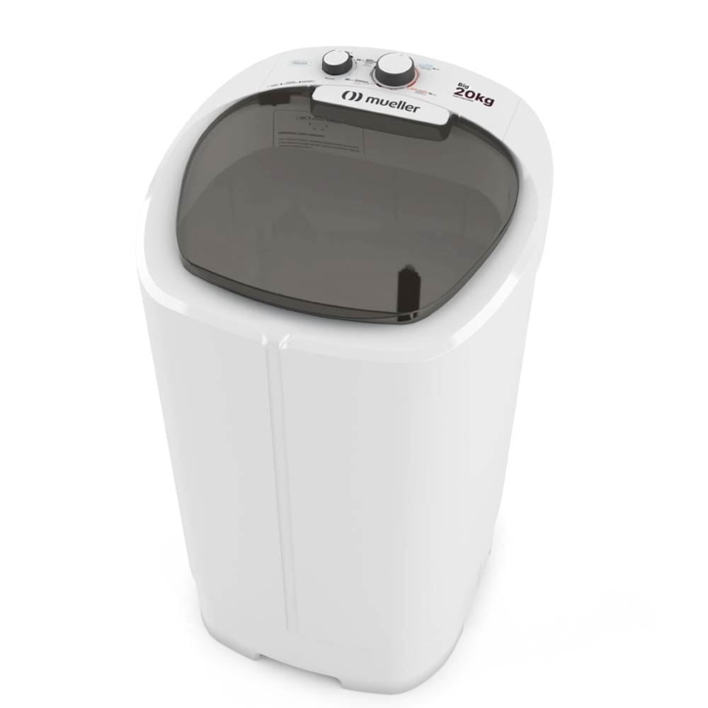 Lavadora de Roupa Tanquinho Semiautomático Mueller 20kg Big
