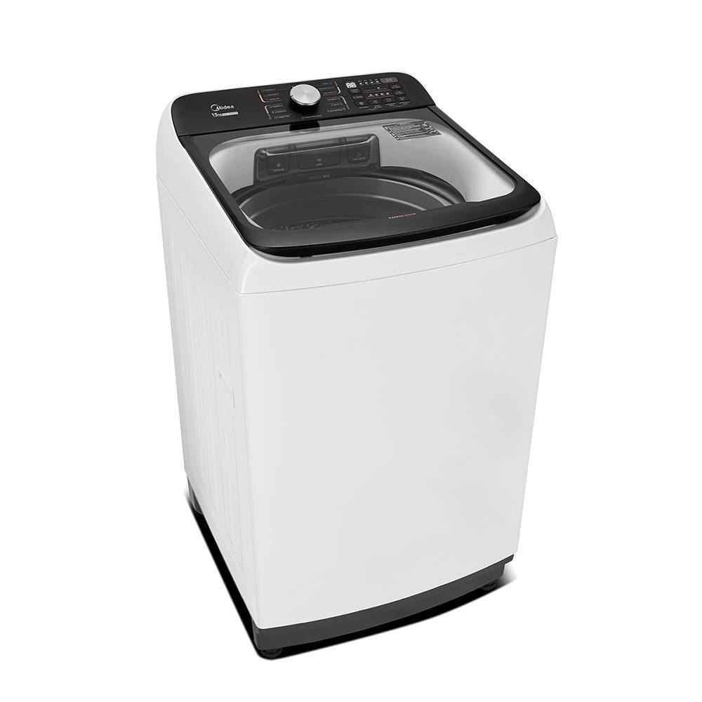 Lavadora de Roupas 15kg Branca Midea Wave Agitator
