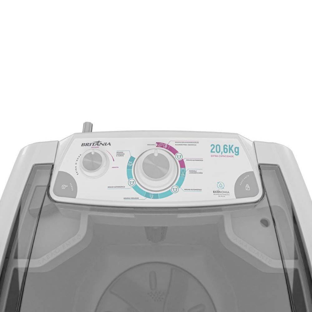 Lavadora de Roupas Britânia Semiautomática 20,6KG BLR04