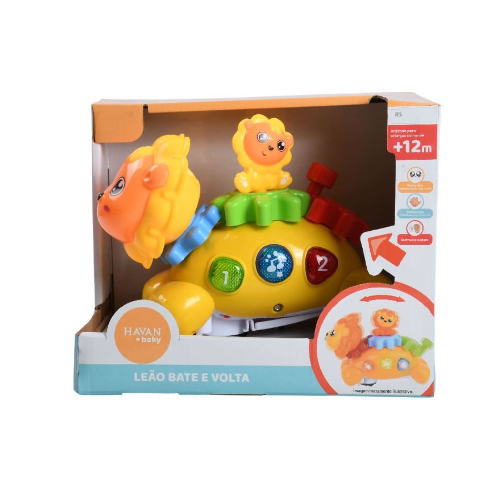Leão Bate e Volta Havan Toys - HBR0505