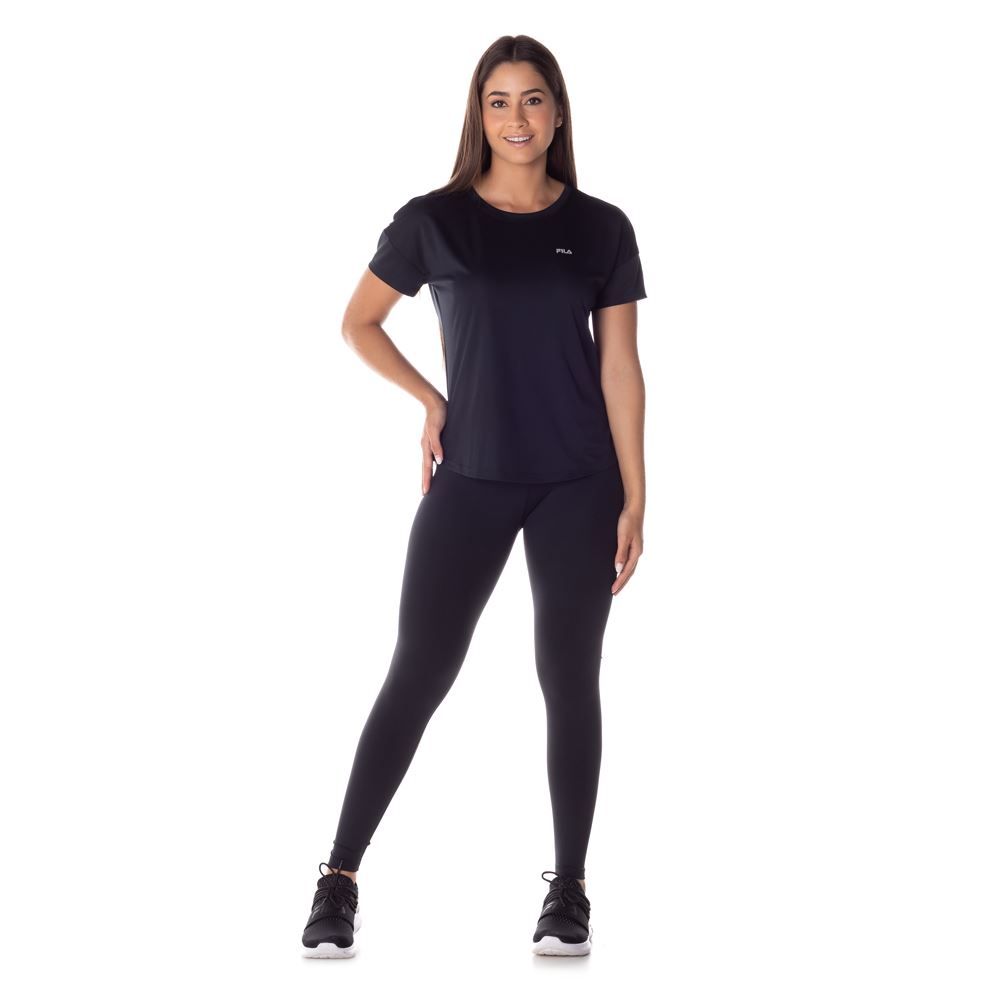 Legging Cirrê Flat Life Fila