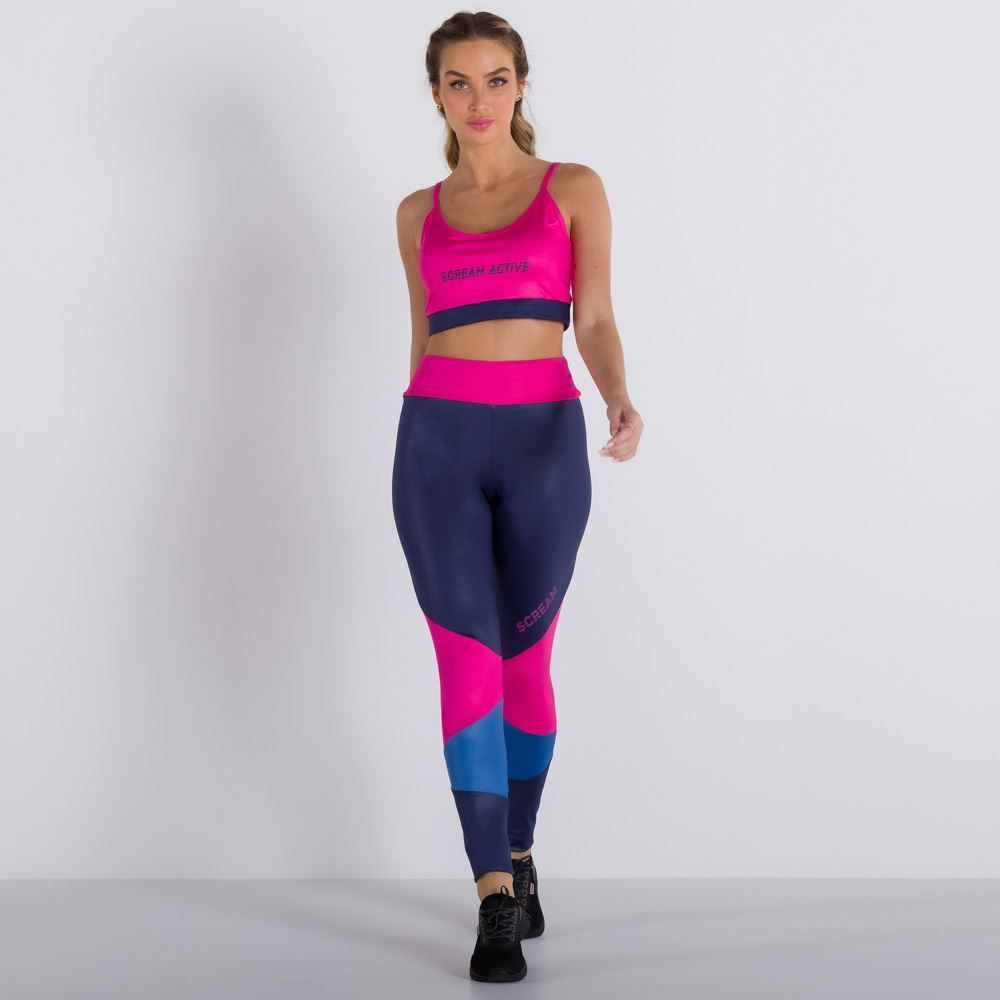 Legging Recortes Tricores Scream 