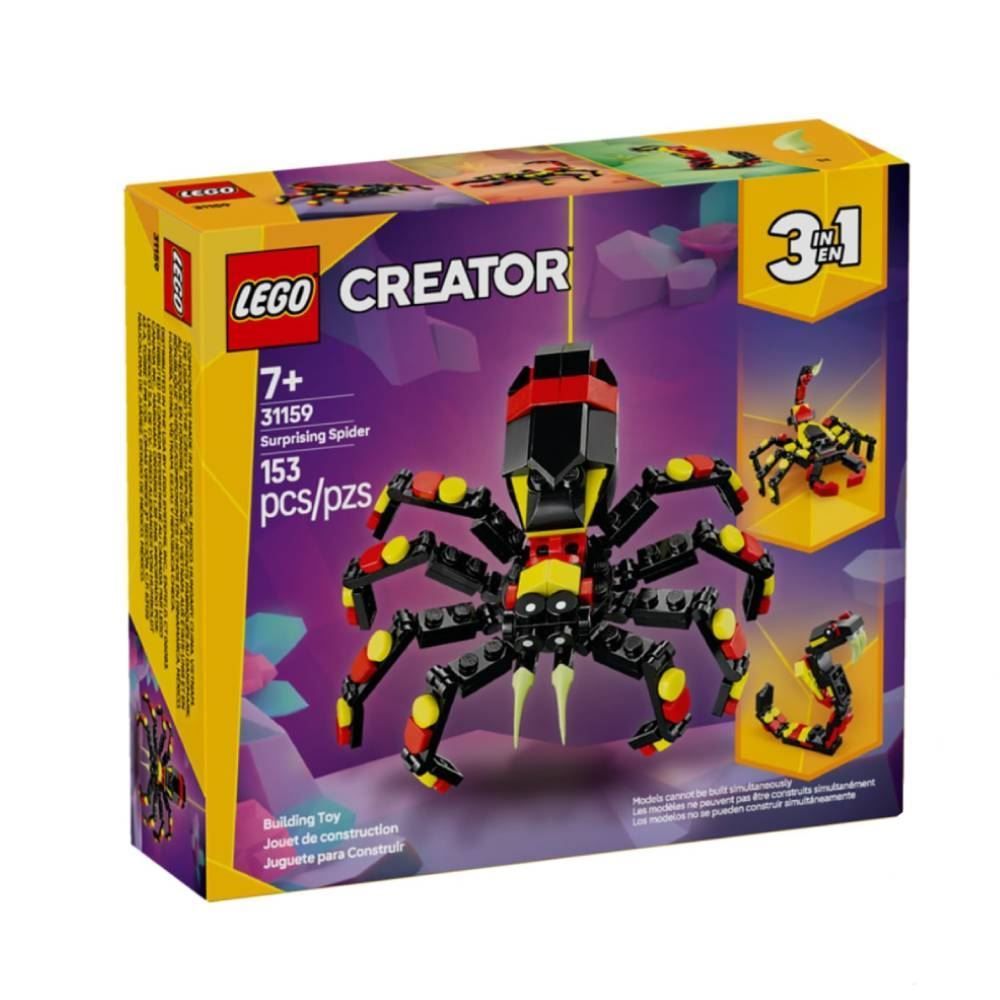 Lego Aranha Creator 3X1 Surpreendente - 31159