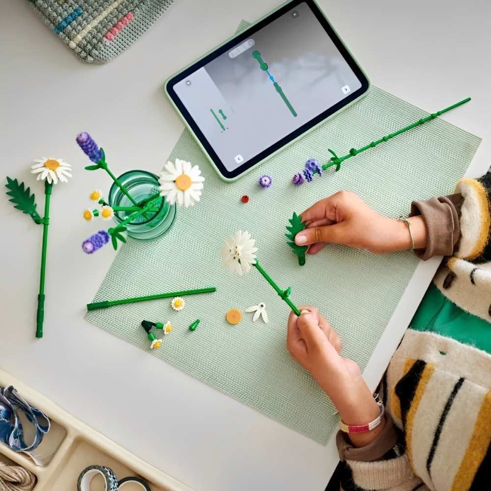 Lego Botânica Margaridas - 133 peças