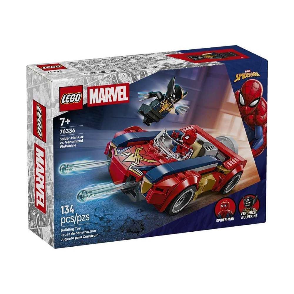 Lego Carro do Homem-Aranha X Wolverine Venom - 76336