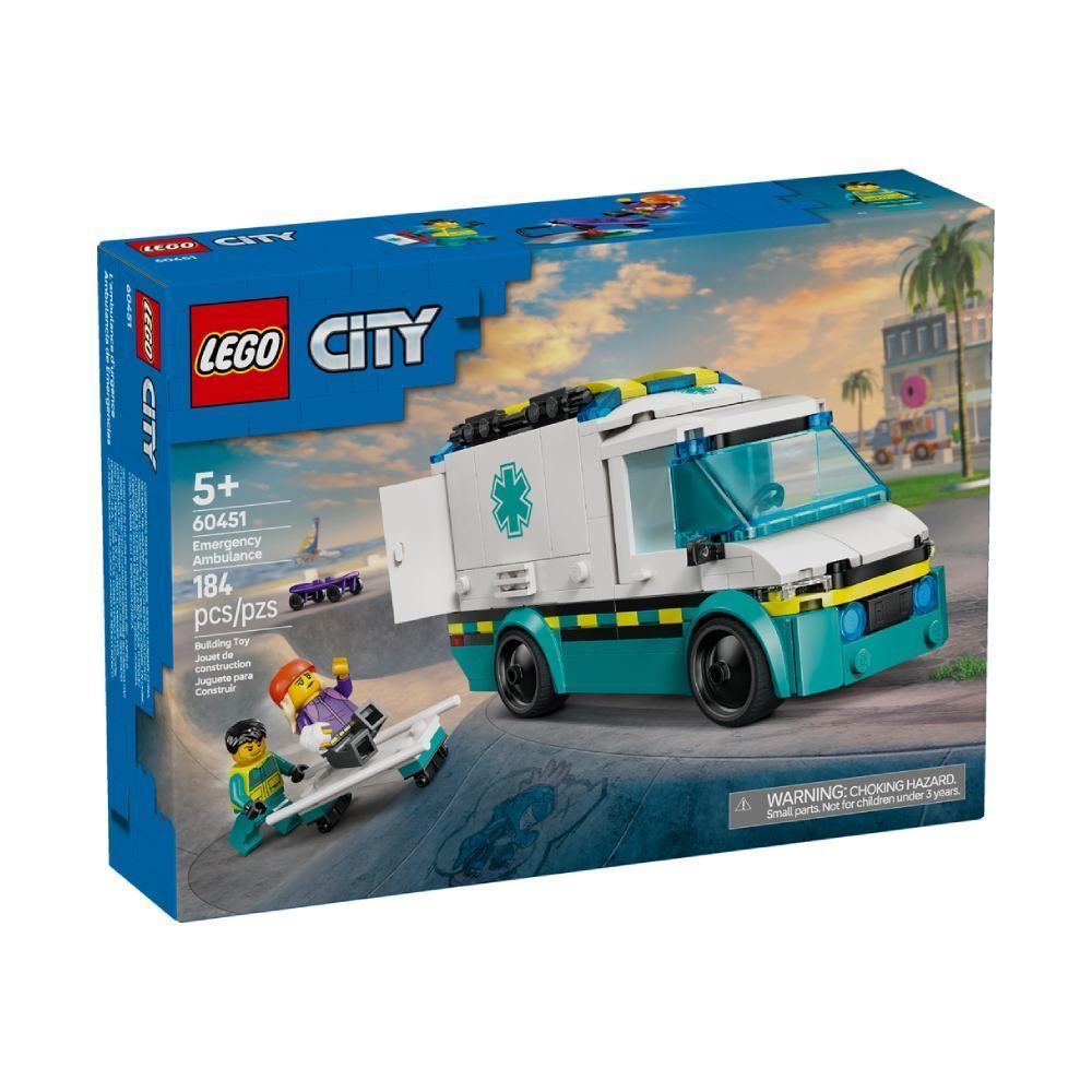 Lego City Ambulância De Emergência - 60451