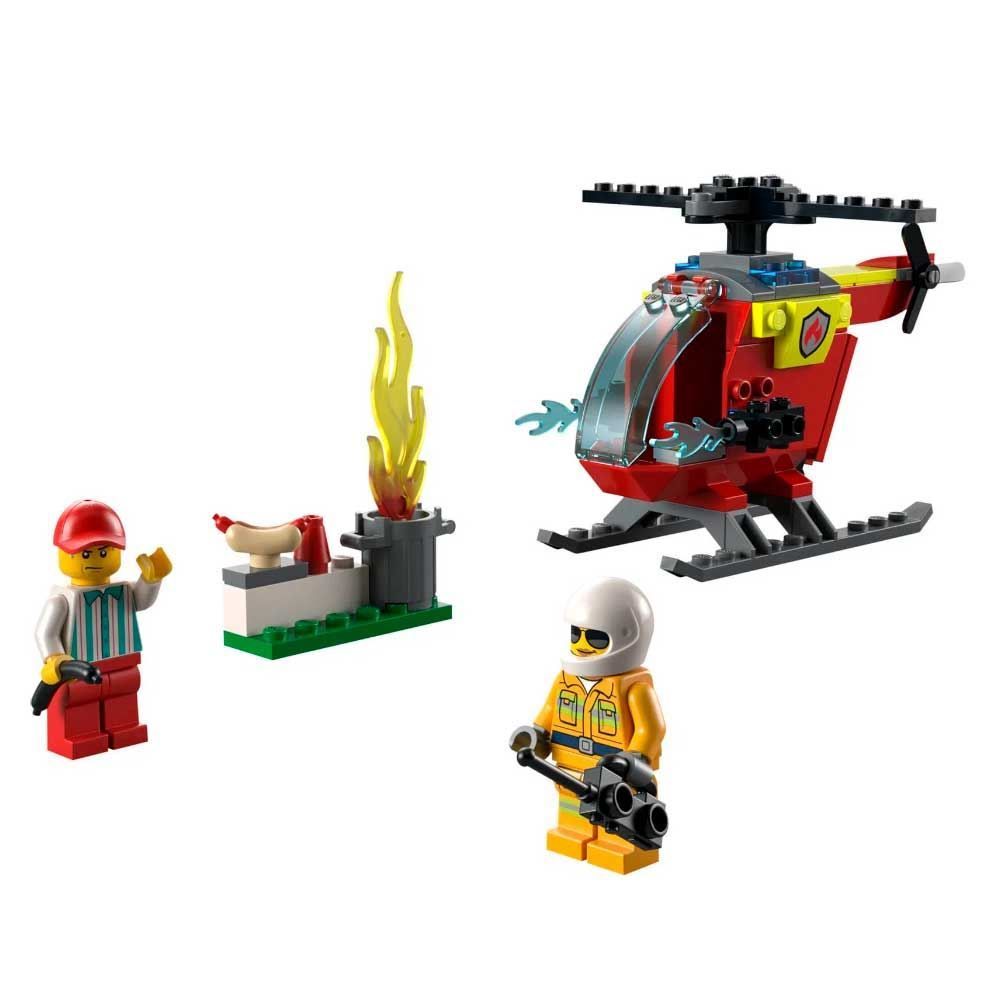 Lego City Helicóptero Dos Bombeiros - 60318