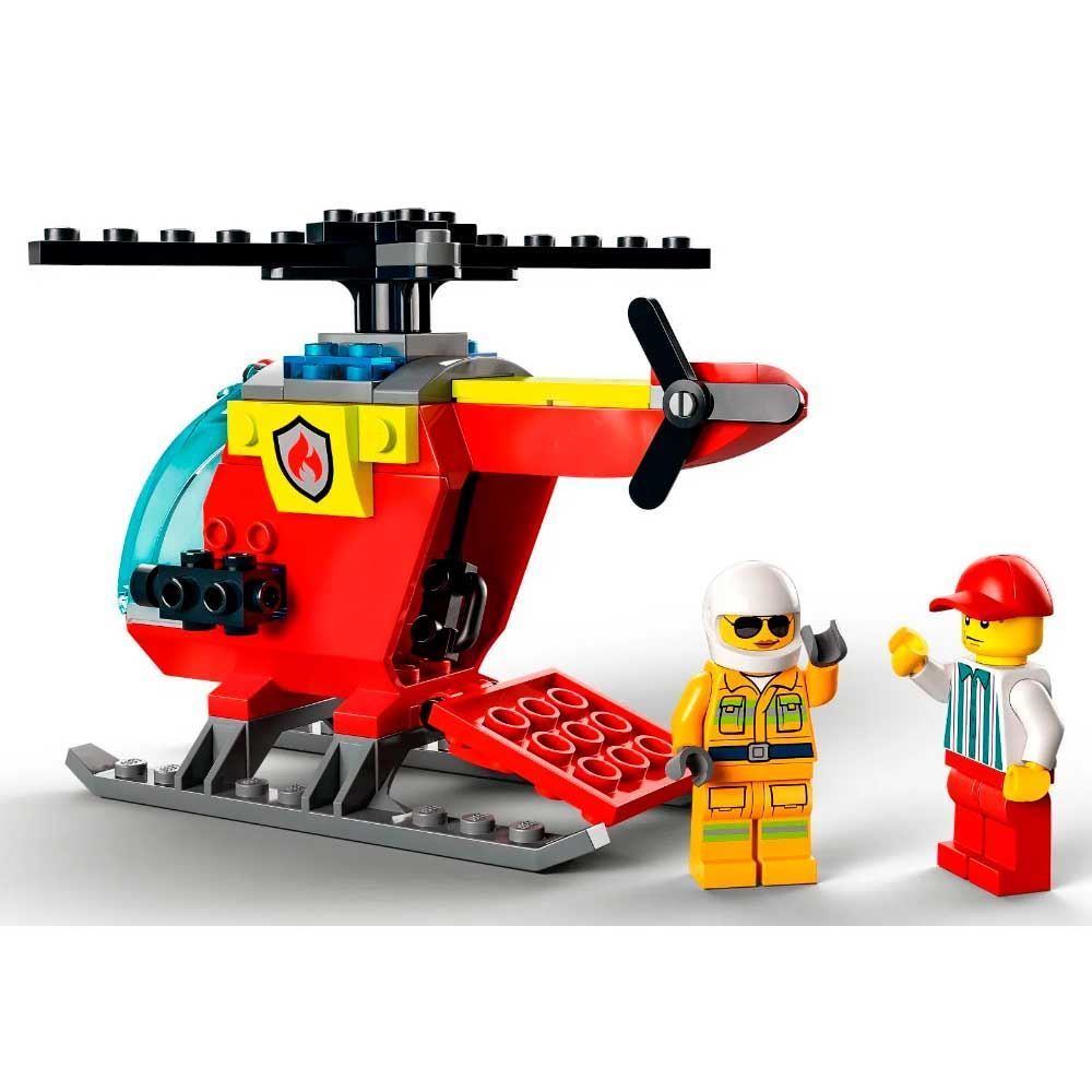 Lego City Helicóptero Dos Bombeiros - 60318