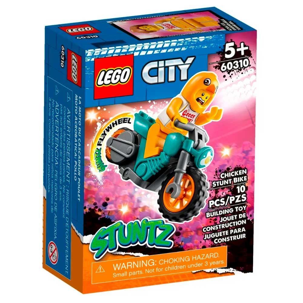 Lego City Motocicleta De Acrobacias Com Galinha - 60310