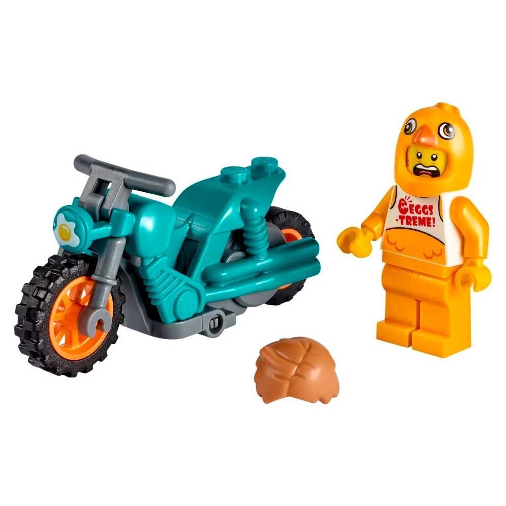 Lego City Motocicleta De Acrobacias Com Galinha - 60310