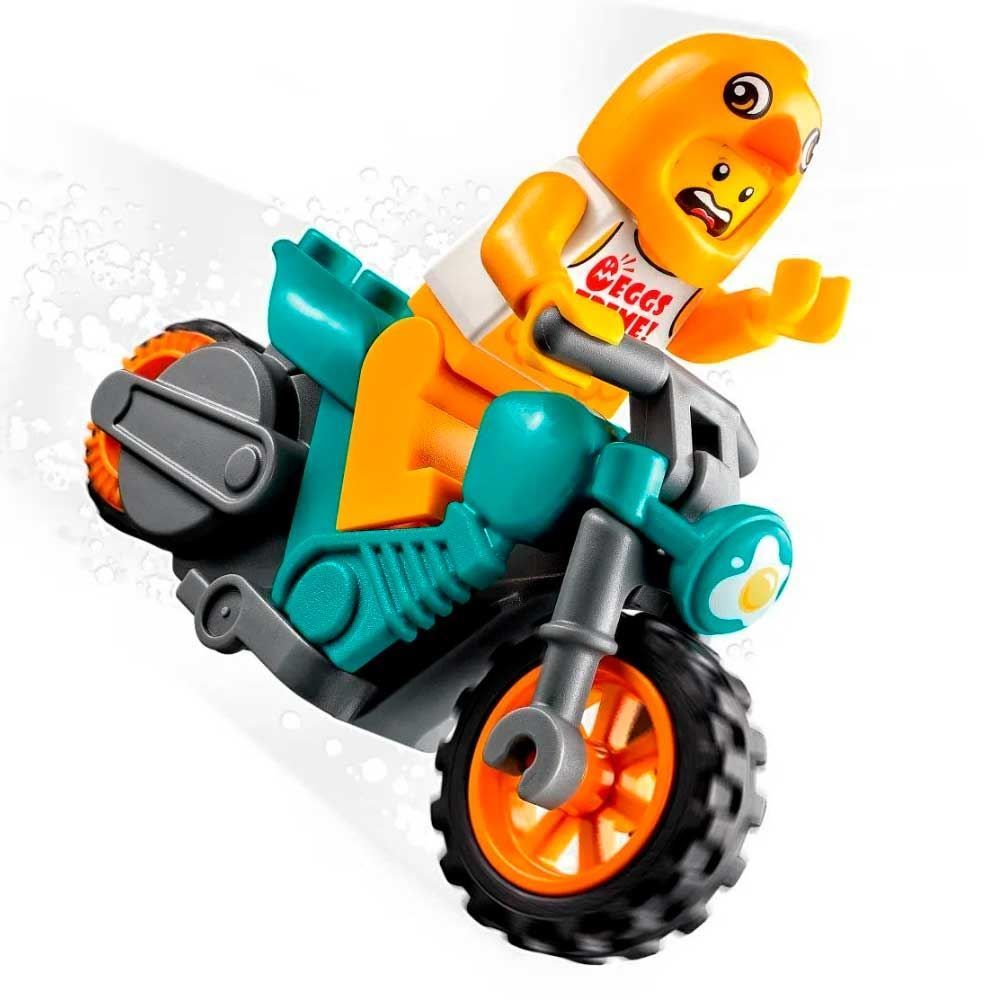 Lego City Motocicleta De Acrobacias Com Galinha - 60310