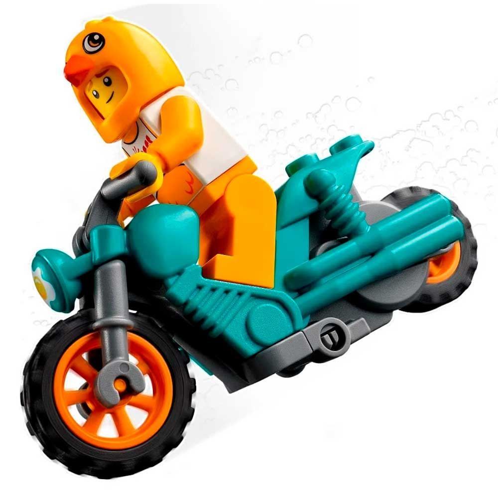 Lego City Motocicleta De Acrobacias Com Galinha - 60310
