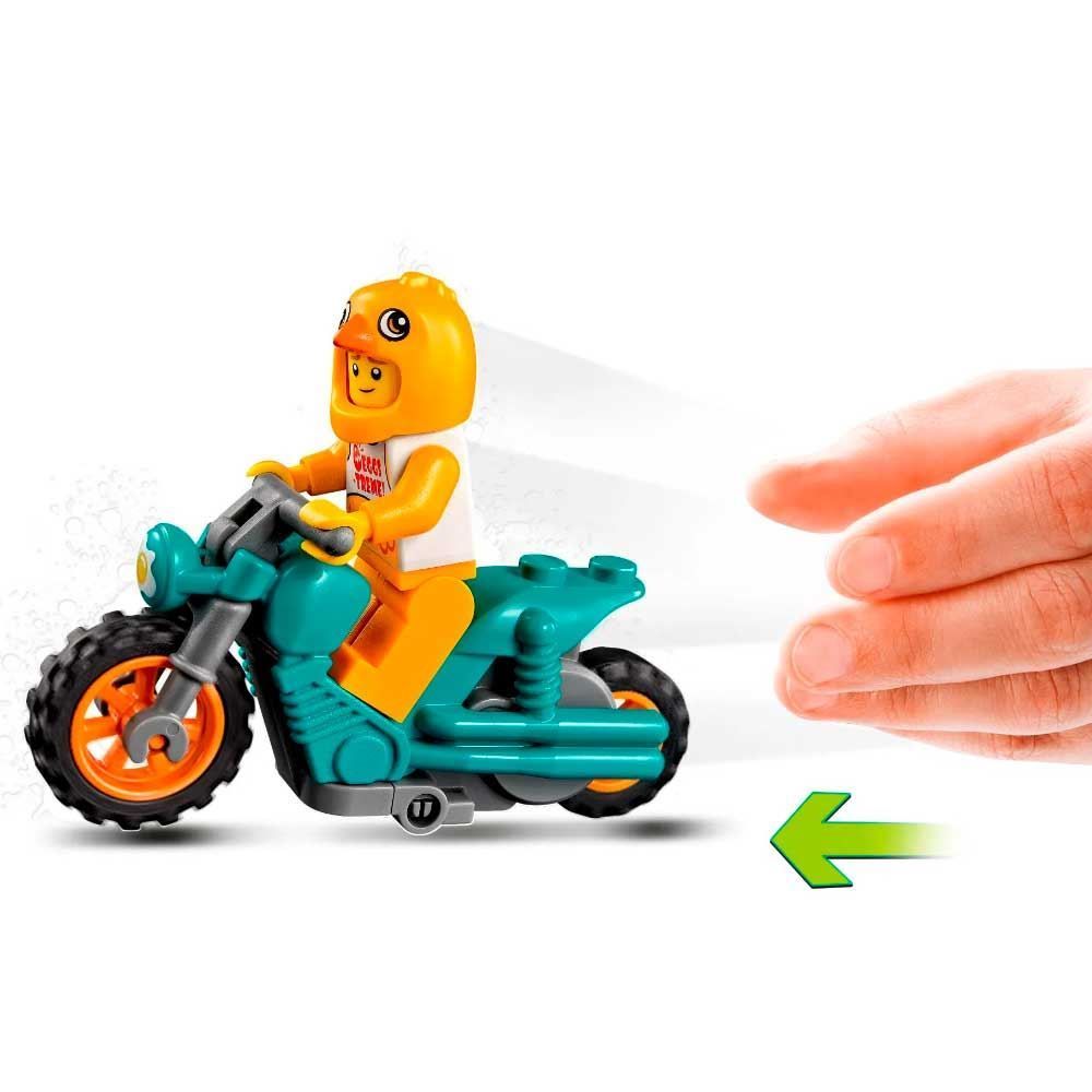 Lego City Motocicleta De Acrobacias Com Galinha - 60310