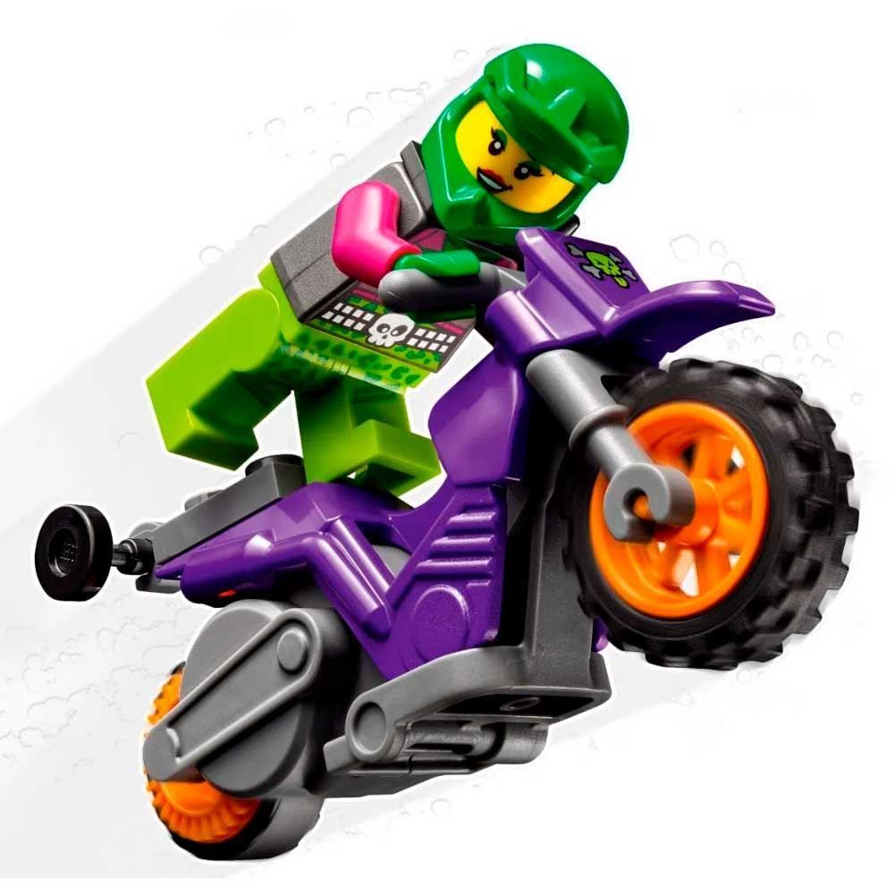 Lego City Motocicleta De Wheeling - 60296