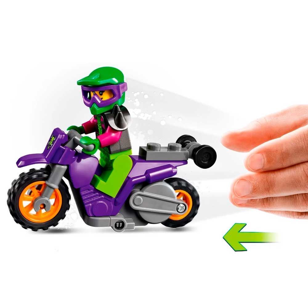 Lego City Motocicleta De Wheeling - 60296