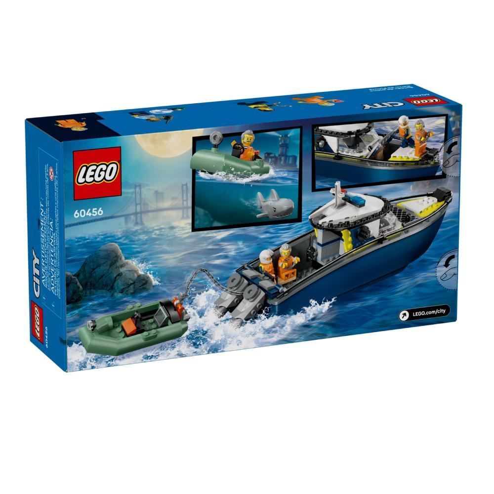 Lego City Perseguição Barco Da Polícia - 60456