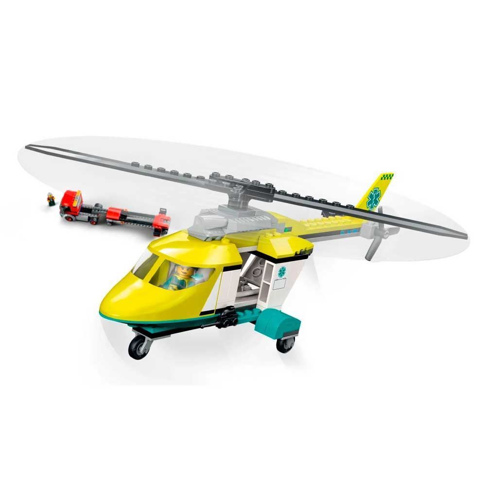 Lego City Transporte De Helicóptero De Salvamento - 60343