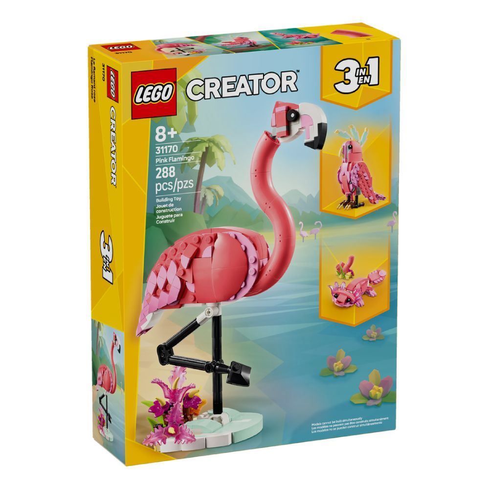 Lego Creator 3 em 1 Animais Selvagens - 288 peças