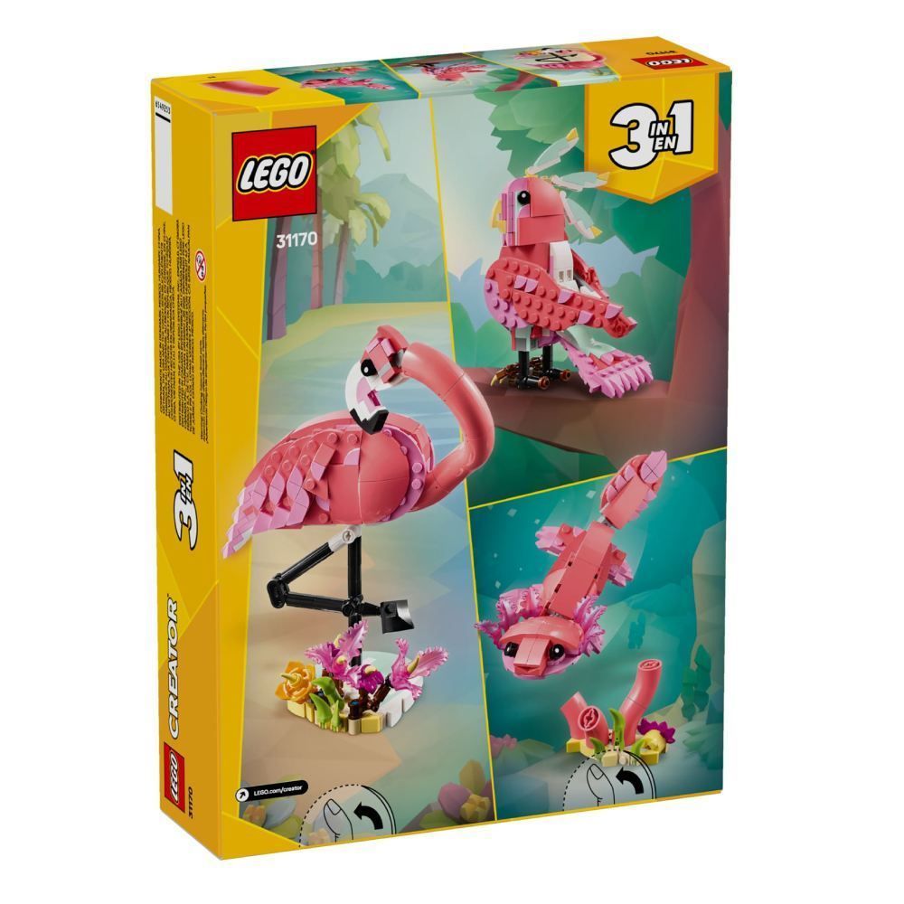 Lego Creator 3 em 1 Animais Selvagens - 288 peças