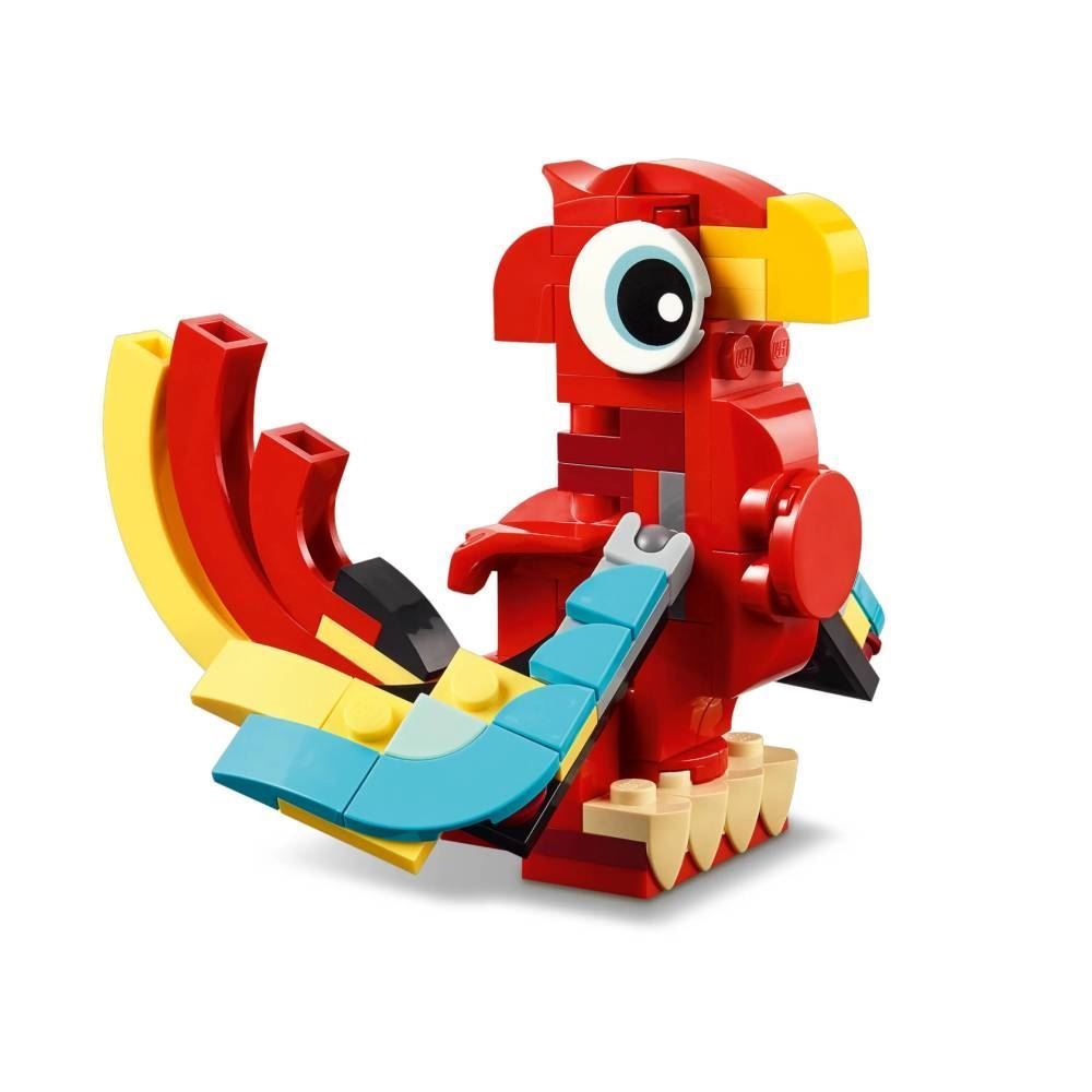 Lego Creator 3 Em 1 Dragão Vermelho - 31145