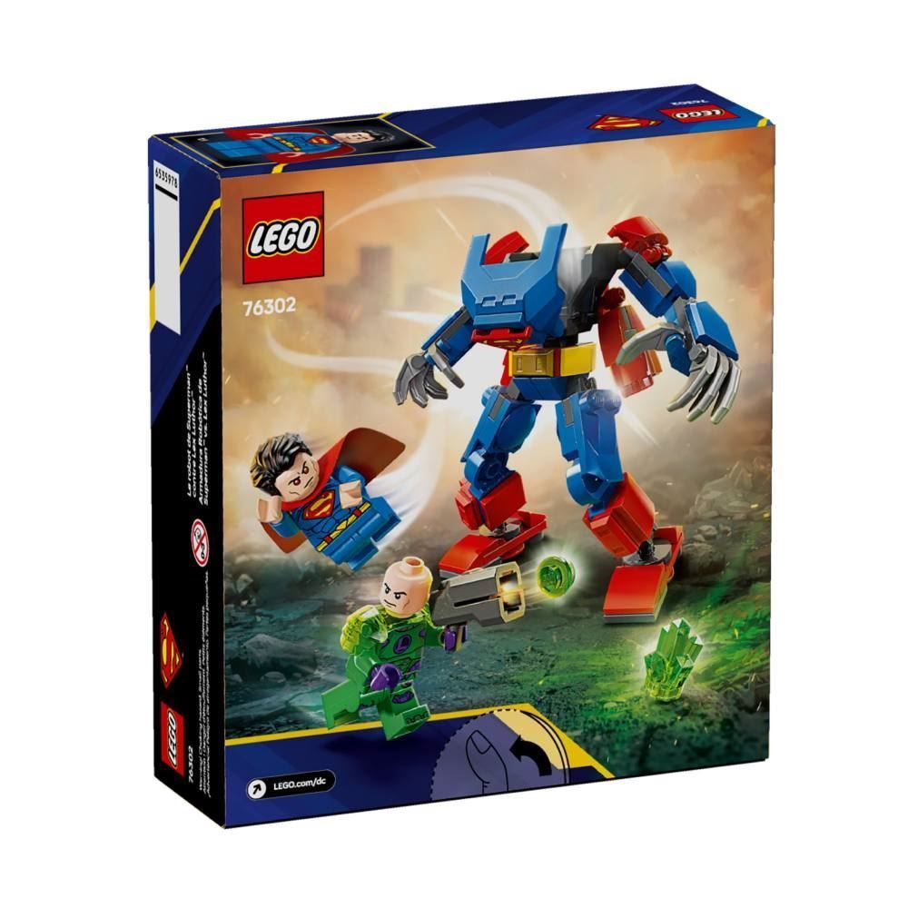 Lego Dc Robô Do Superman Vs Lex Luthor - 76302