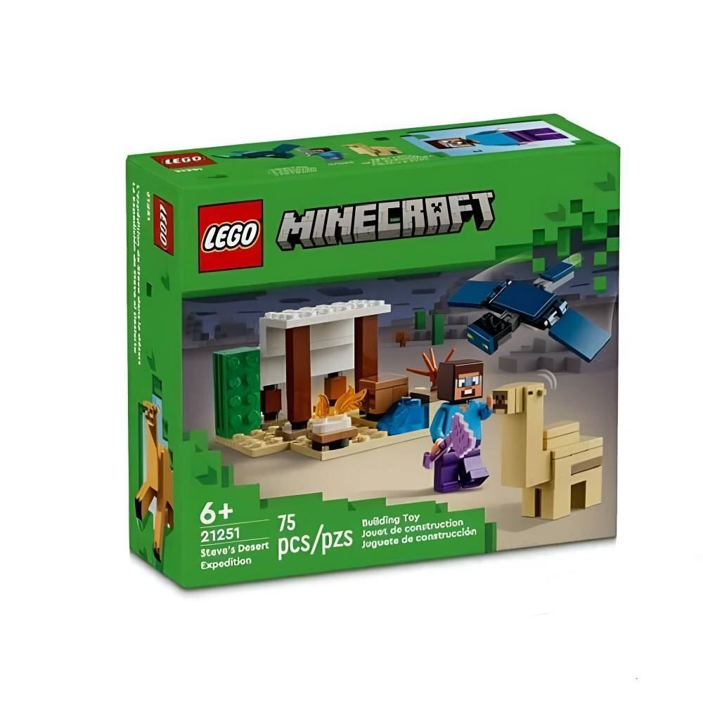 Lego Minecraft Expedição Do Steve Ao Deserto - 21251