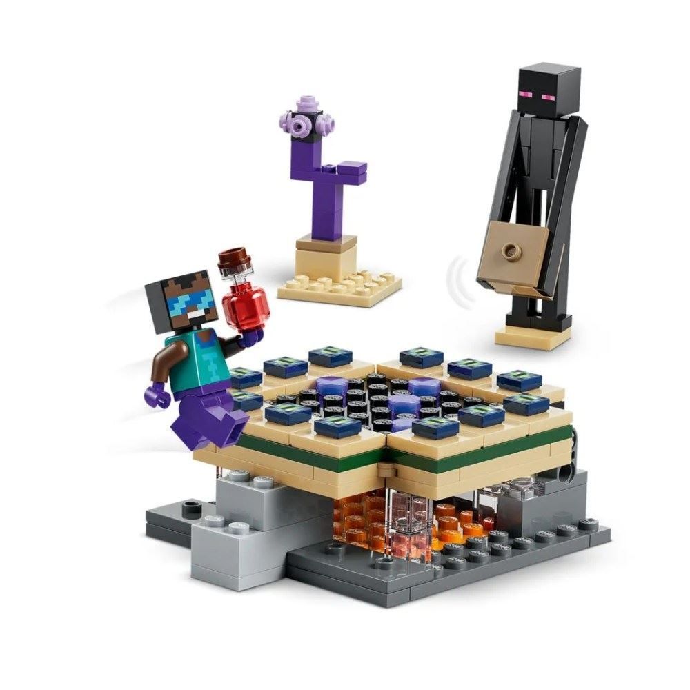 Lego Minecraft Jornada Ao Nether e Portal do End - 192 peças