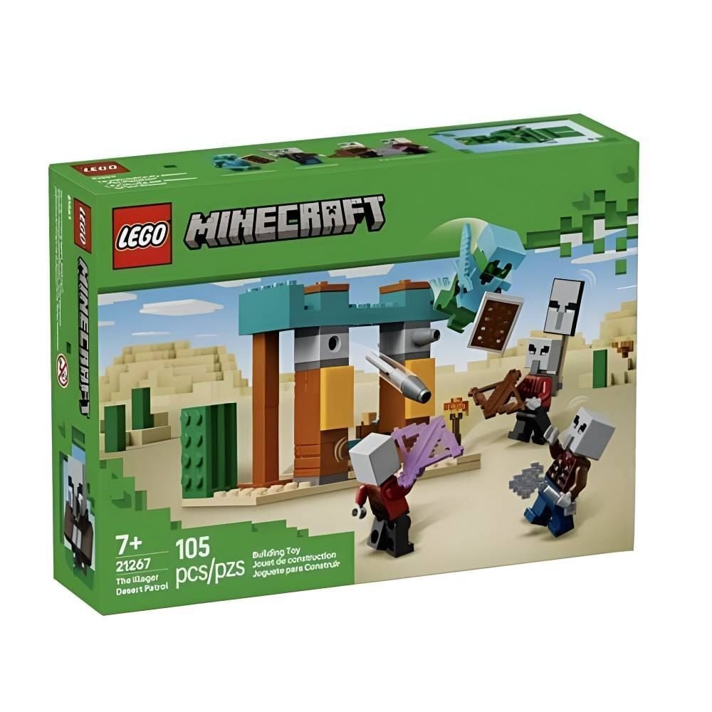 Lego Minecraft Patrulha Illager No Deserto - 21267