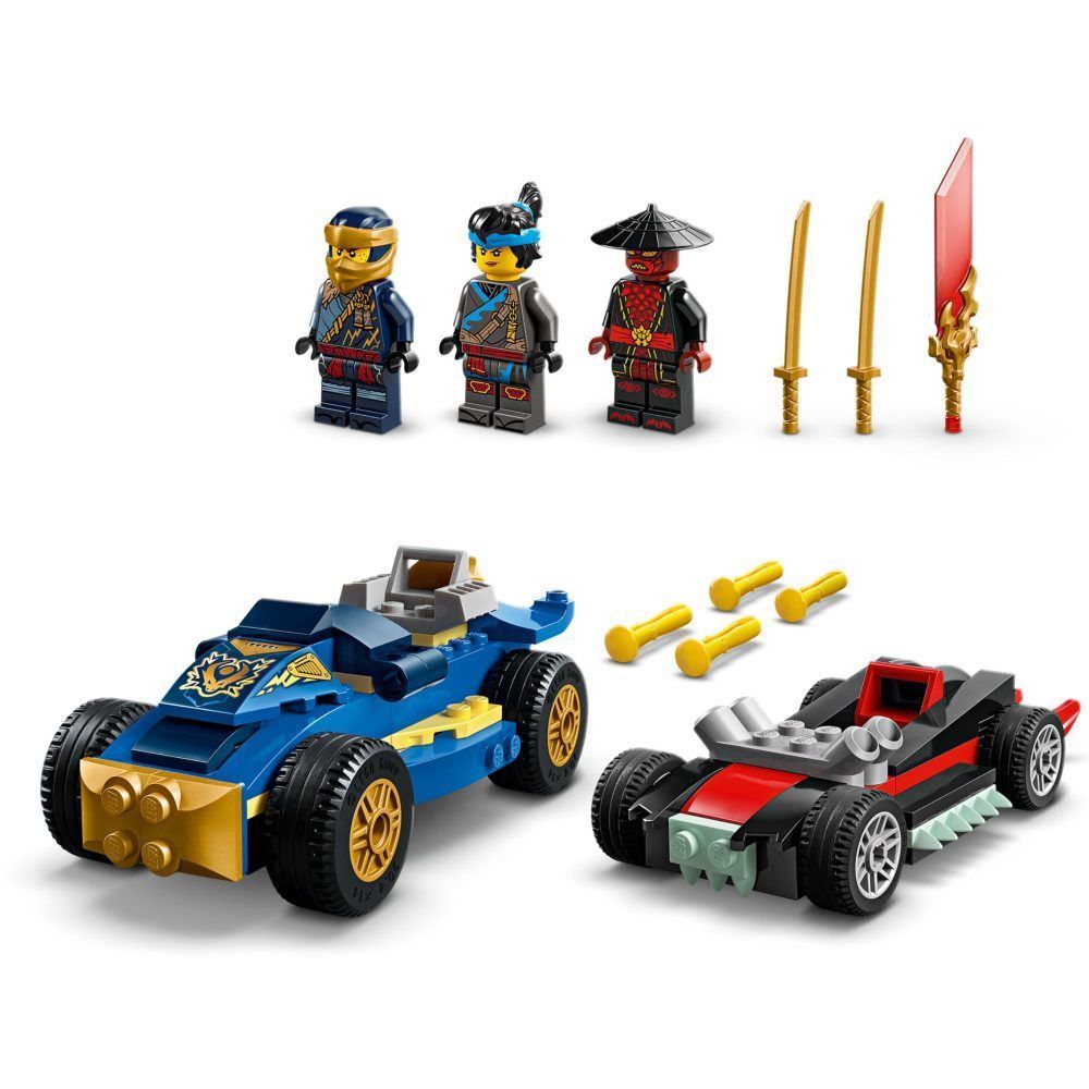 Lego Ninjago Duelo Carros De Corrida Rogue X Dricks - 71840
