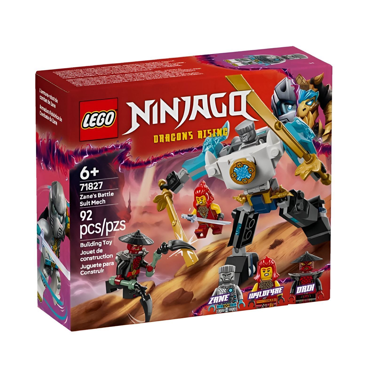 Lego Ninjago Robô De Combate Do Zane - 71827