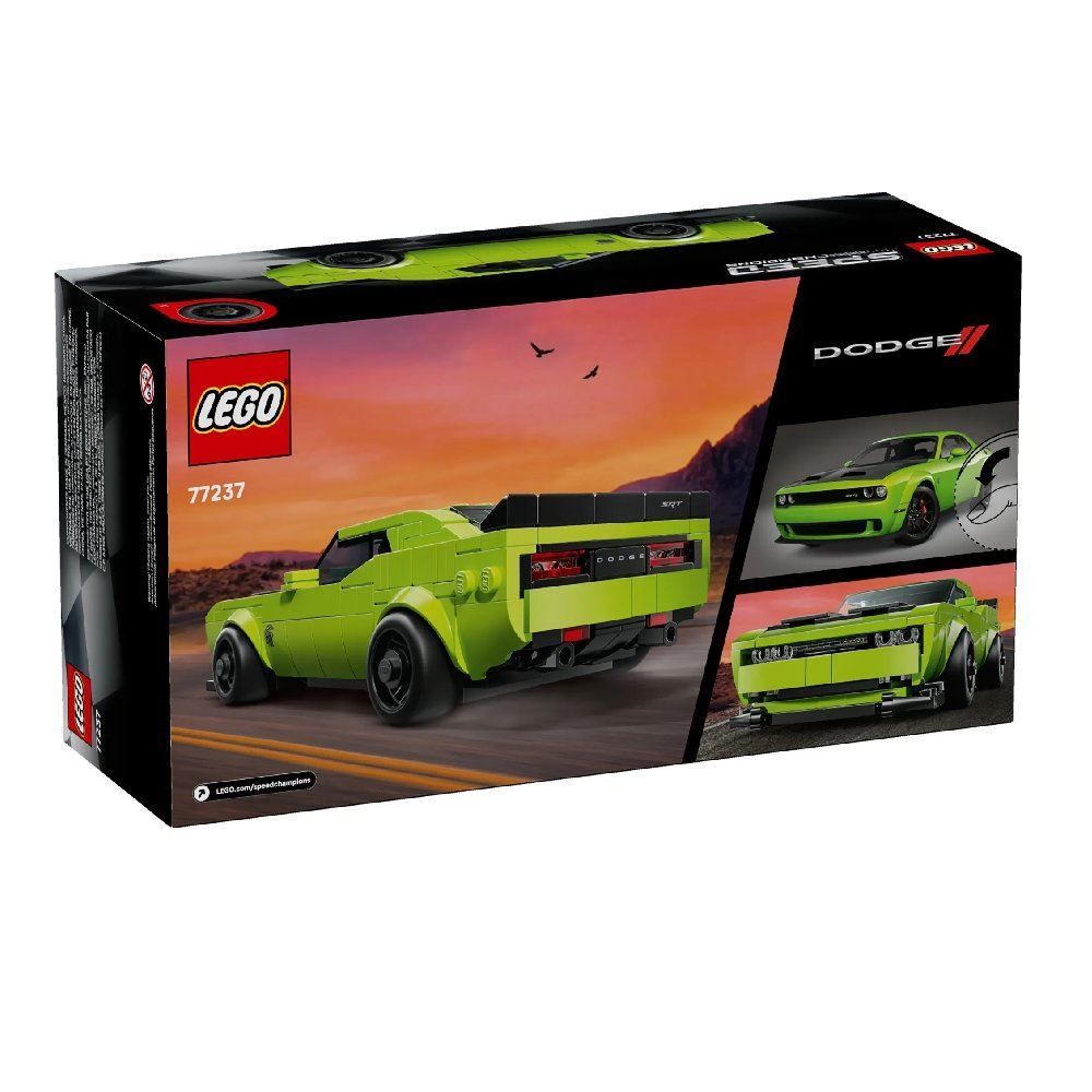Lego Speed Champions Dodge Challenger Srt Hellcat - 77237