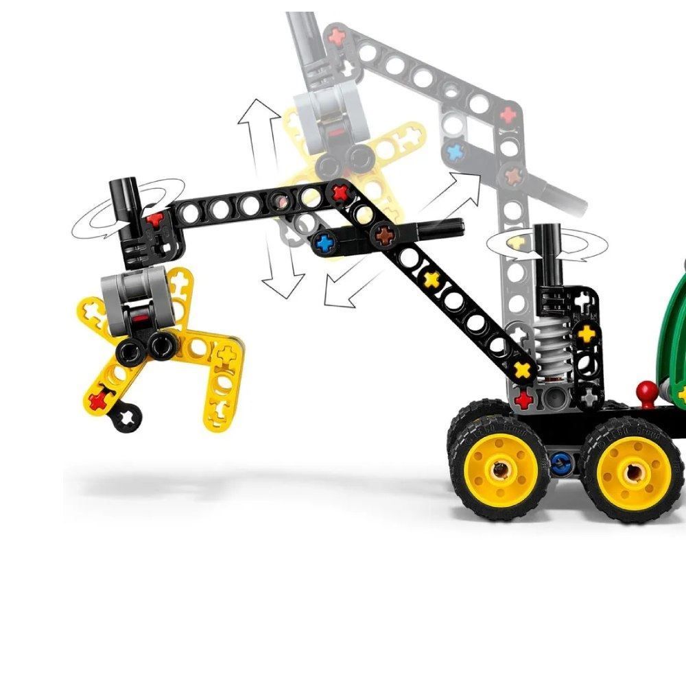 Lego Techinic Ceifeira com Rodas John Deere - 117 peças