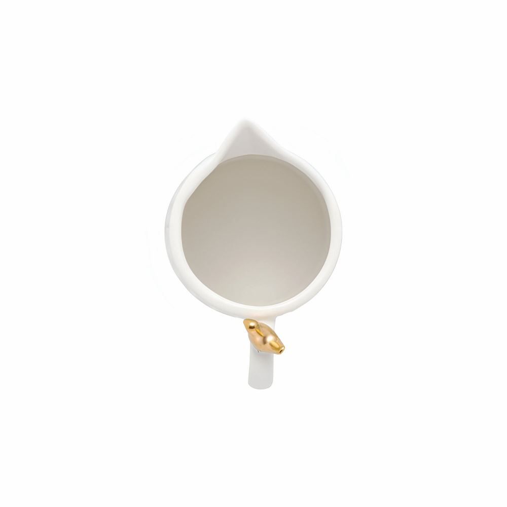 Leiteira De Cerâmica Colibri Wolff 200 Ml - Branco