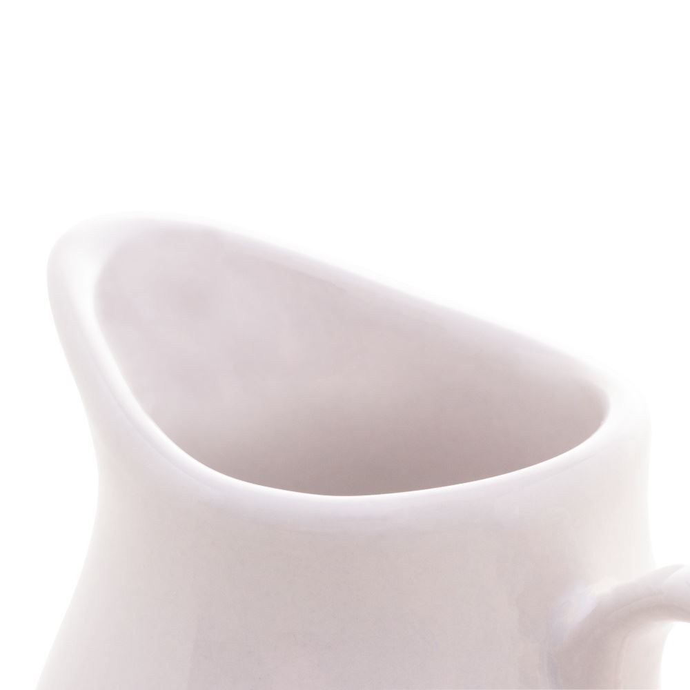 Leiteira De Porcelana Clean Lyor 180 Ml - Branco