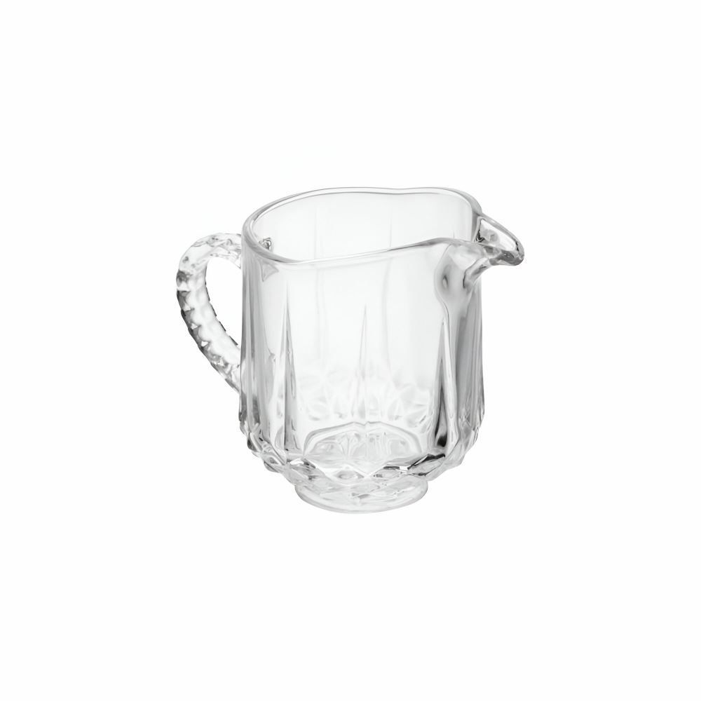 Leiteira De Vidro Diamante Lyor 200 Ml - Transparente