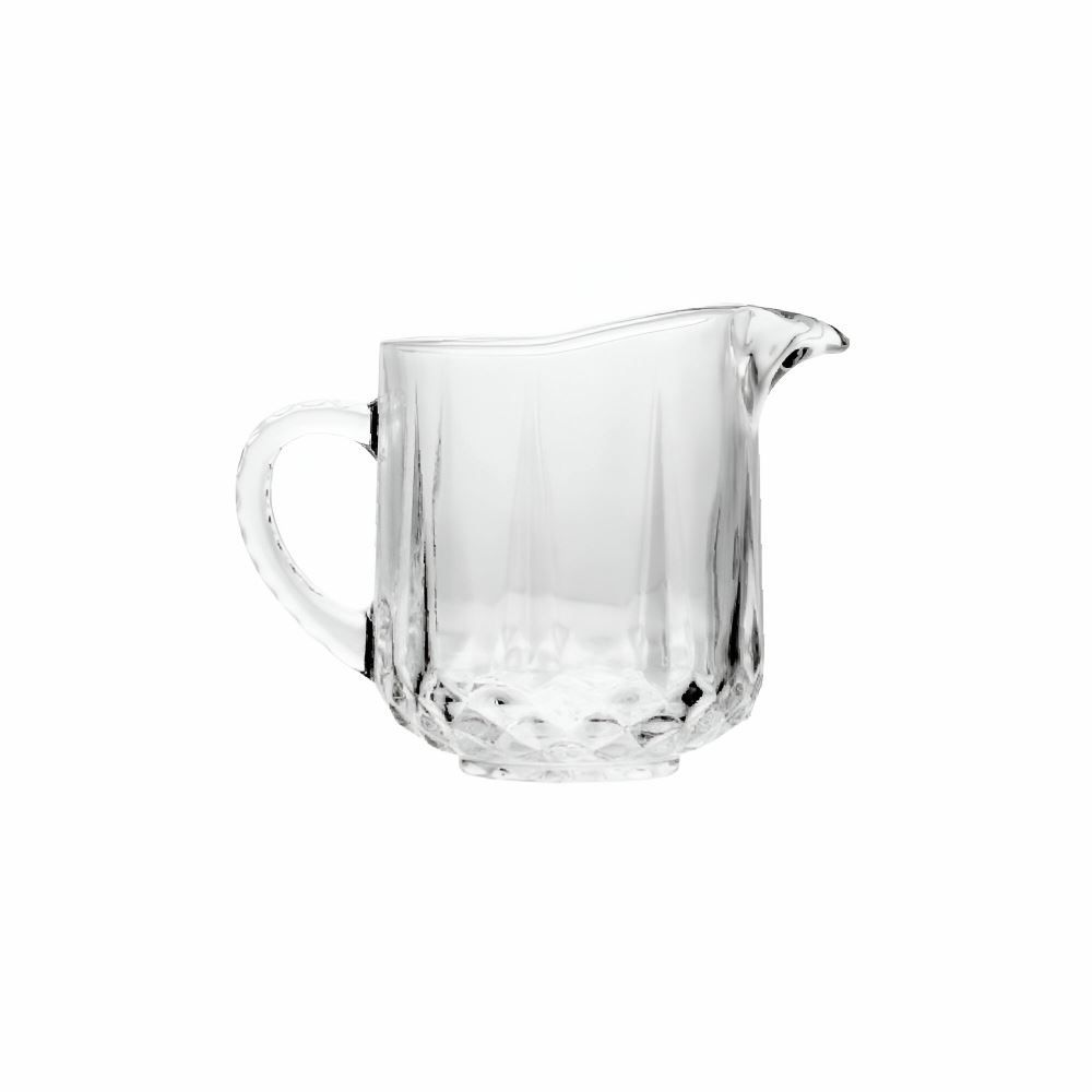 Leiteira De Vidro Diamante Lyor 200 Ml - Transparente