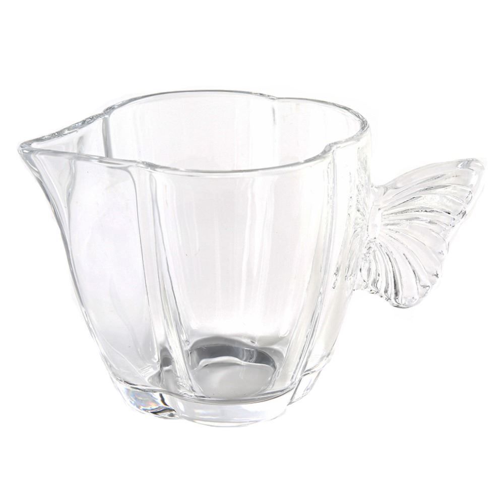 Leiteira Vidro Butterfly Wolff 230Ml - Transparente